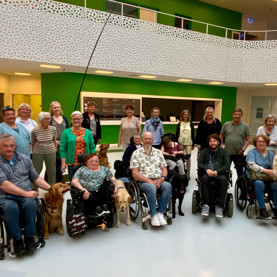 Stort fællesbillede af bestyrelsen hos STH