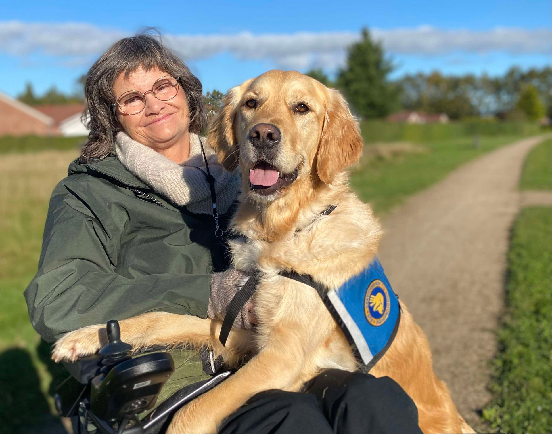 Team Githa og servicehunden Inger