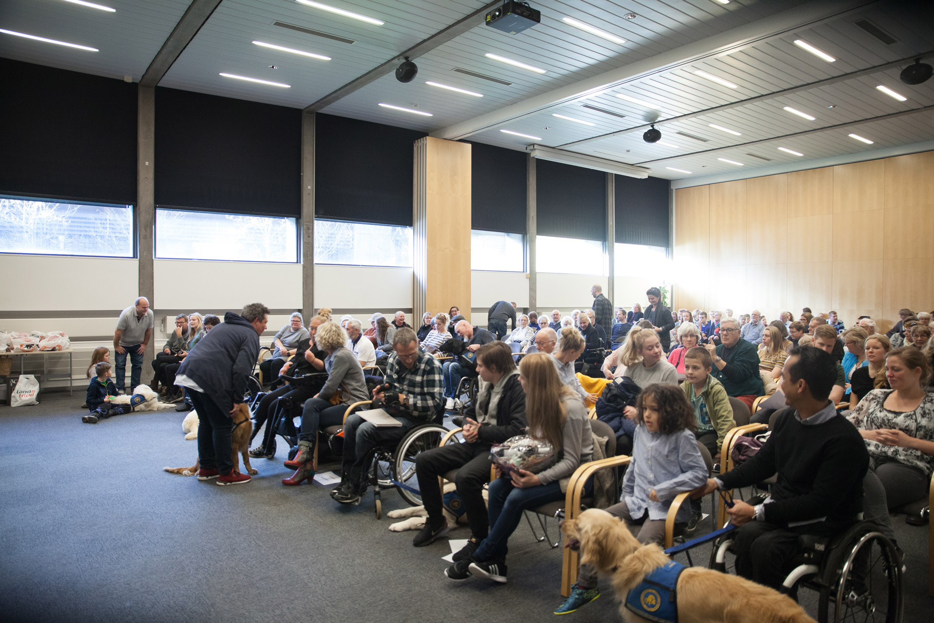 Billede af familierne til graduation