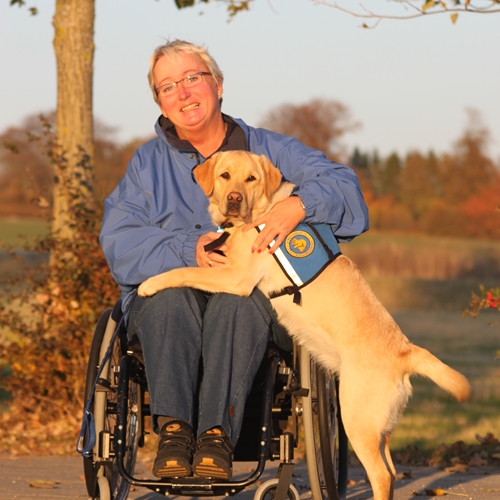 Billede af Lene og River