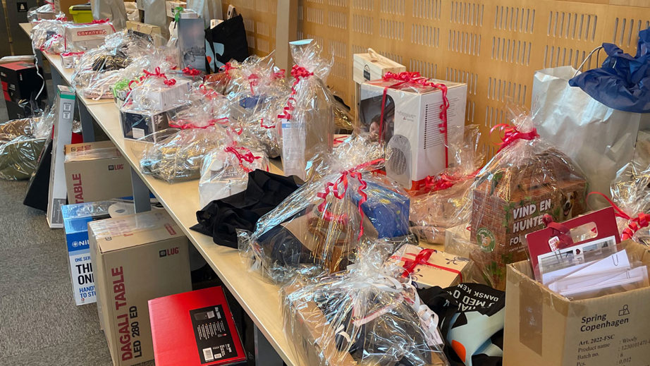 Præmiebord til graduation